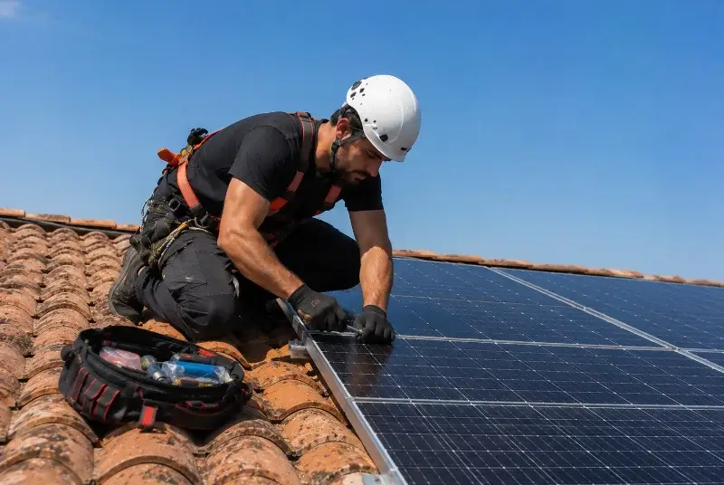 Maintenance et monitoring de panneaux solaires à Montcabrier